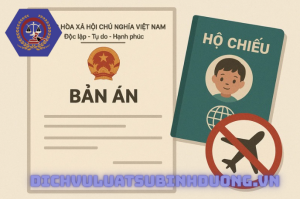 Nên yêu cầu tòa án ghi rõ quyền giữ hộ chiếu và xuất cảnh. Ly hôn có yếu tố nước ngoài.